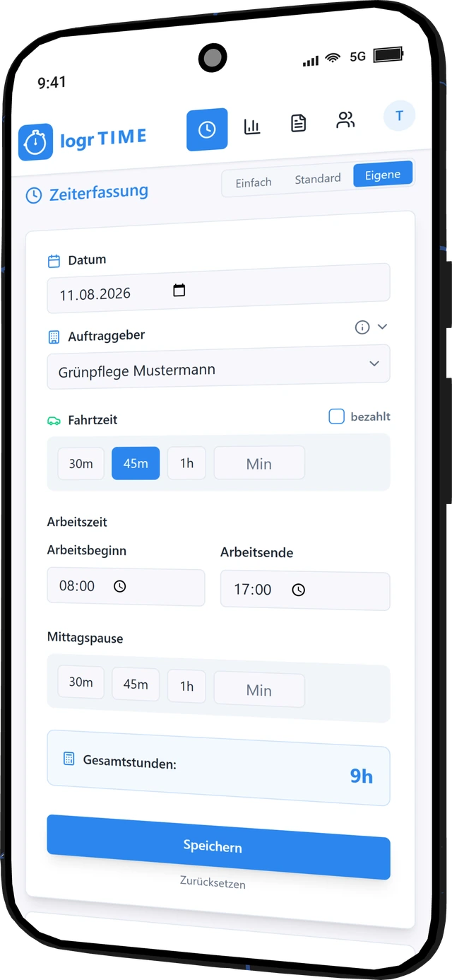 Zeiterfassung für den Arbeitsalltag: Zeiterfassung